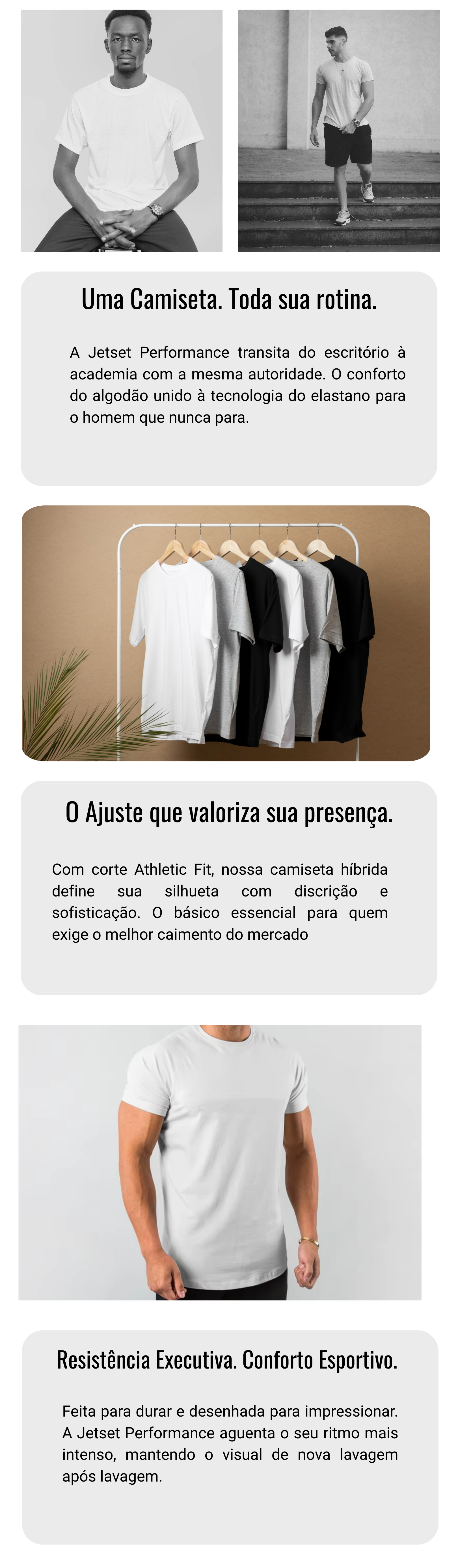 Camiseta Jetset Performance — Edição 24h Hybrid Cotton
